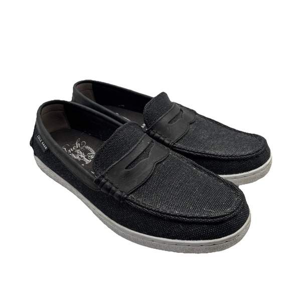 Cole Haan Pinch Weekender Penny Loafers Shoes Sneakers Grand OS Black Mens Sz 8 - Picture 1 of 7